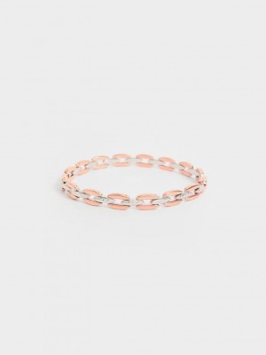 Charles & Keith Chain-Link Choker Necklace Multicolor | 1806524-OG