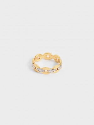 Charles & Keith Chain-Link Ring Multicolor | 5743129-NQ