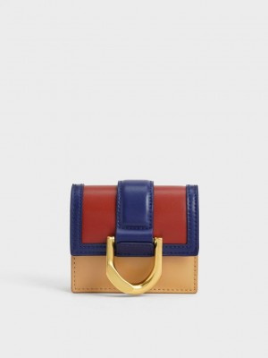 Charles & Keith Gabine Colour-Block Chain-Link Cardholder Multicolor | 0379548-DI