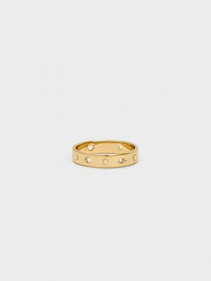 Charles & Keith Leonora Ring Dorados | 8326497-FJ