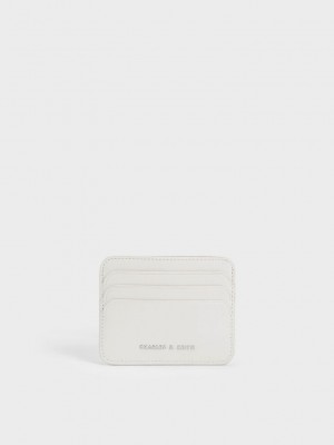 Charles & Keith Multi-Slot Card Holder Blancos | 1329468-GK