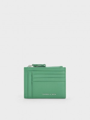 Charles & Keith Multi-Slot Card Holder Verdes | 4961835-RW