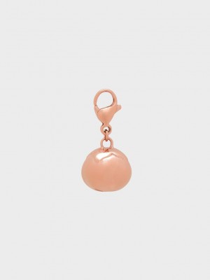 Charles & Keith Persimmon Charm Rosas Dorados | 5872934-EV