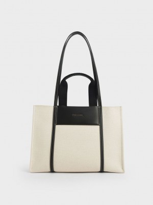 Charles & Keith Shalia Lona Tote Bag Multicolor | 7146923-QN