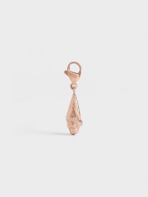 Charles & Keith Spire Seashell Charm Rosas Dorados | 8512439-CU