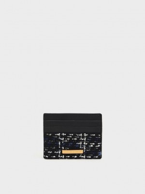 Charles & Keith Tweed Card Holder Multicolor | 1827635-NB